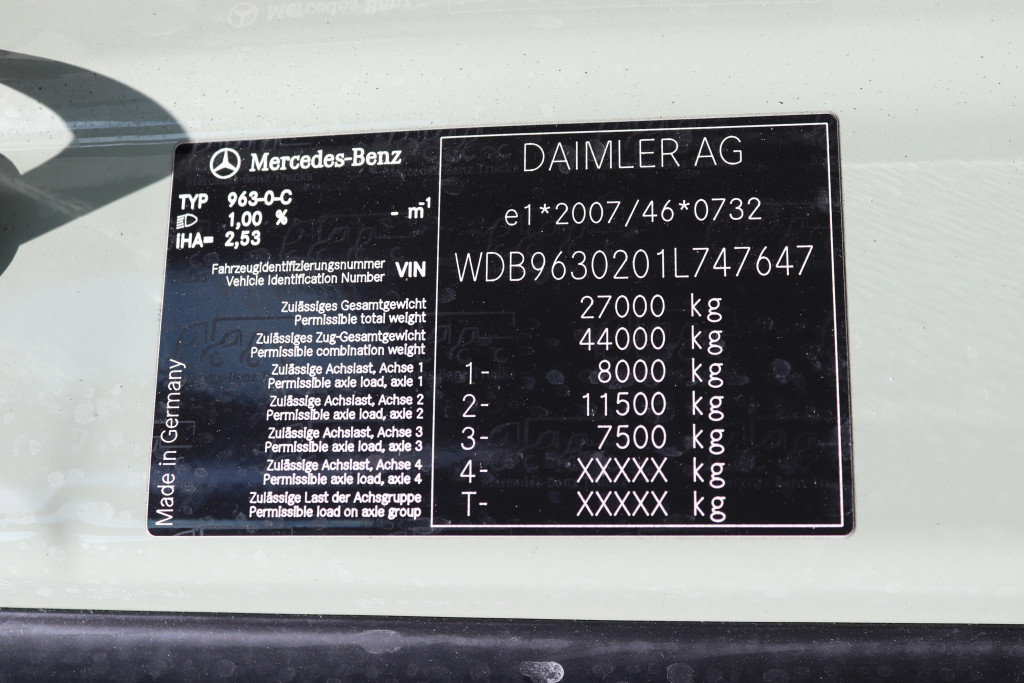 Mercedes-Benz Actros 2545 6x2 Retarder Lift/Lenkachse AHK LBW - 37