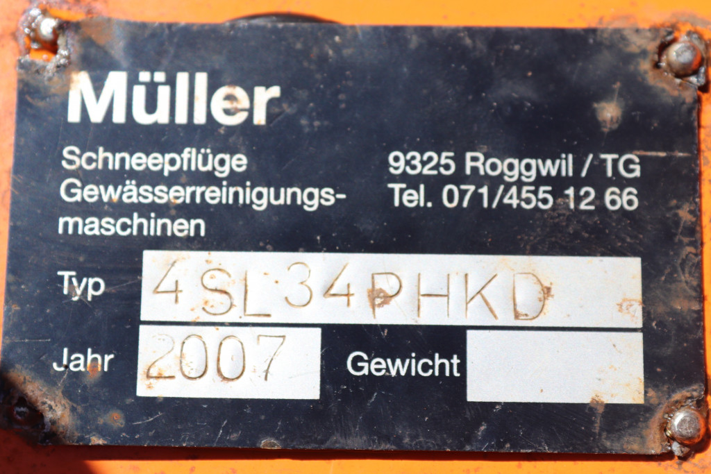 Andere Müller 4SL34PHKD Schneepflug 3,40m breit - 5