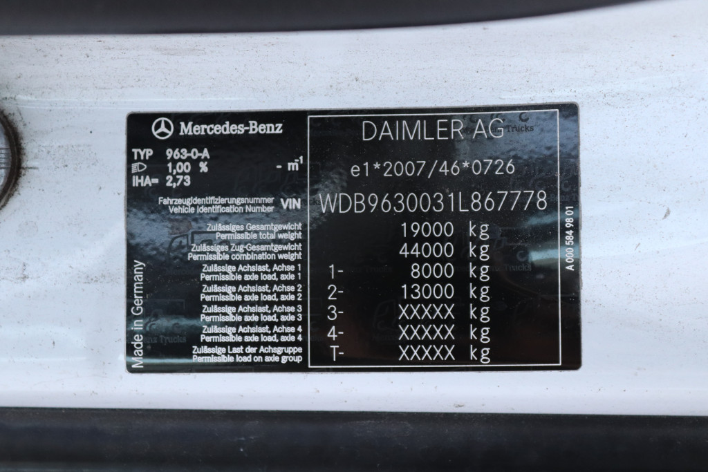 Mercedes-Benz Actros 1843 E6 Retarder LBW AHK - 18