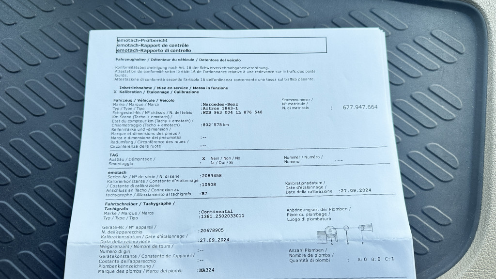 Mercedes-Benz Actros 1843 E6 Retarder LBW Bordwände Edscha - 18 Mercedes-Benz Actros 1843 E6 Retarder LBW Bordwände Edscha - 18