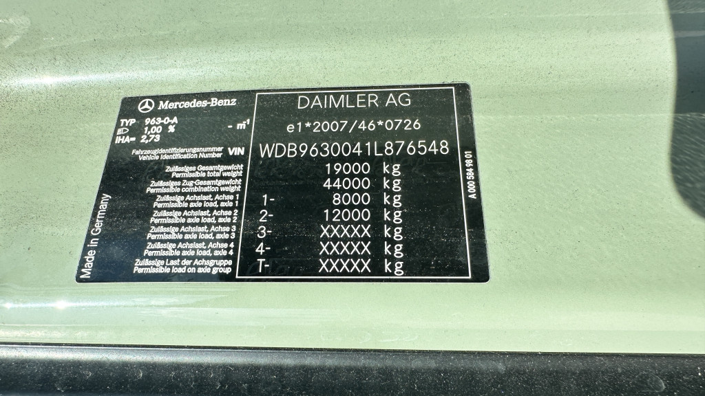 Mercedes-Benz Actros 1843 E6 Retarder LBW Bordwände Edscha - 30 Mercedes-Benz Actros 1843 E6 Retarder LBW Bordwände Edscha - 30