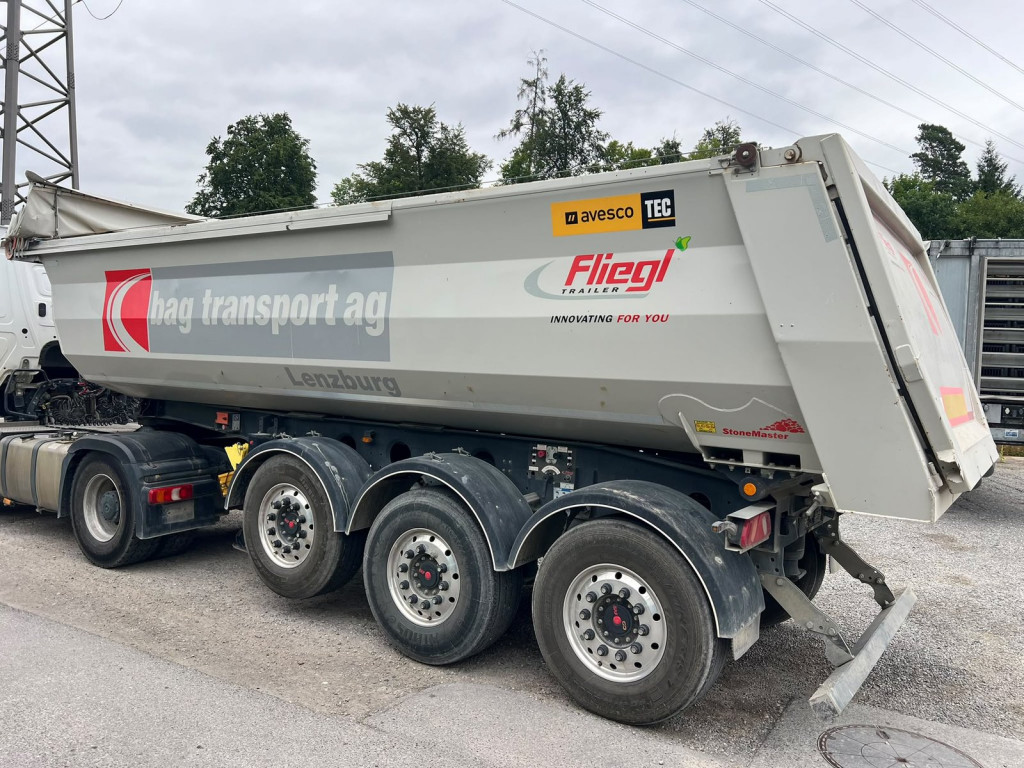 Fliegl SDS01 DHKS 390 Stahlmulde Alufelgen Liftachse - 1