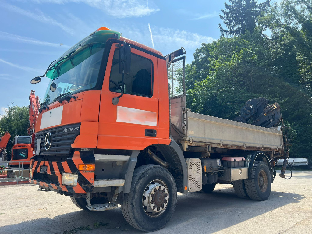 Mercedes-Benz Actros 1840 4x4 Retarder MP1 E3 Kran Hiab 135-4 - 1