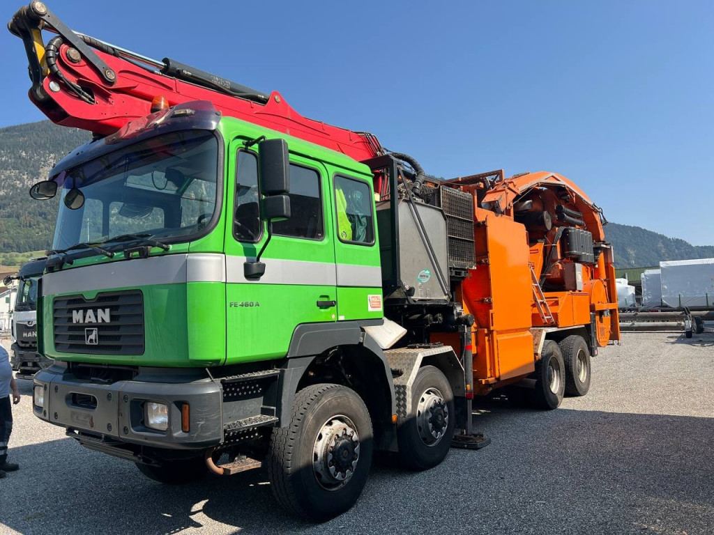 MAN 41.464 Häcksler + Kran 8x8 Allrad E3 - 1